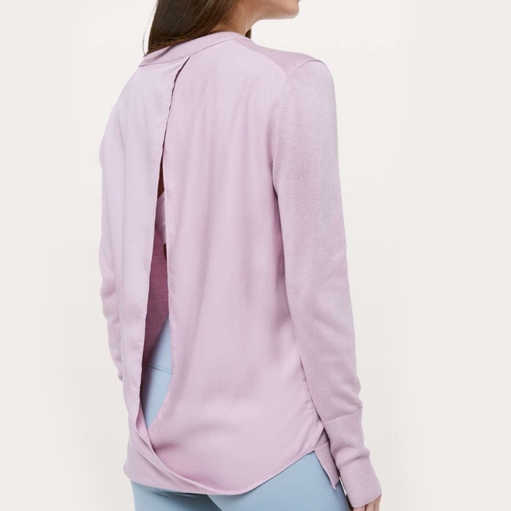 lululemon athletica Pink Crew Neck Sweater - Picture 3 of 8